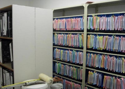 All the filing neat and organised